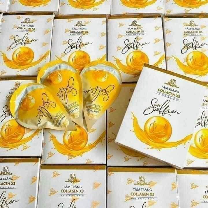 Tắm Trắng Colagen X3 Mix Saffon Đông Anh Chính Hãng