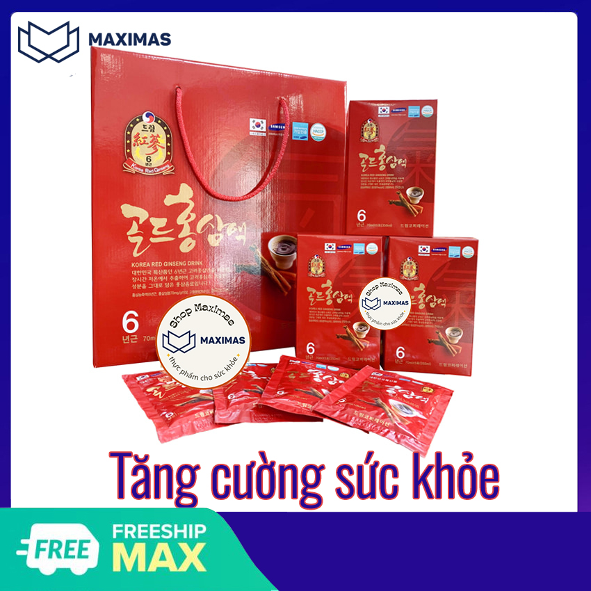 Nước Hồng Sâm 6 Năm Korea Red Ginseng Drink chính hãng Hàn Quốc