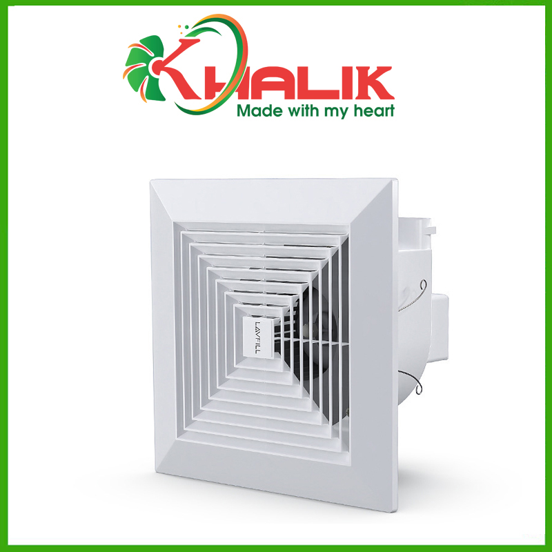 Quạt thông gió, quạt hút gió âm trần-ốp trần với bề mặt 250mm, 300mm, 350mm và 400mm LAVFILL