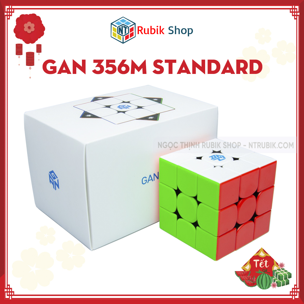 [Hoàn tiền 10%][Hàng Hot] Rubik 3x3x3 GAN 356M phiên bản STANDARD- Siêu phẩm mới nhất từ hãng Gan
