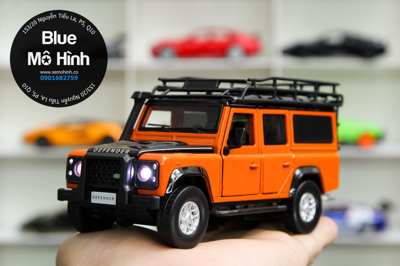 Blue mô hình | Xe mô hình Land Rover Defender Adventure SUV 1:32
