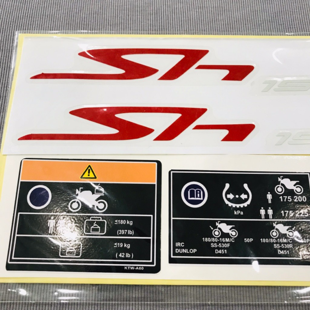 Tem thông số Dành cho xe Honda Sh sắc nét