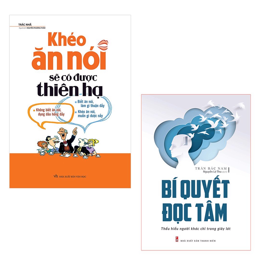 Combo 2 cuốn: khéo ăn nói sẽ có được thiên hạ + bí quyết đọc tâm