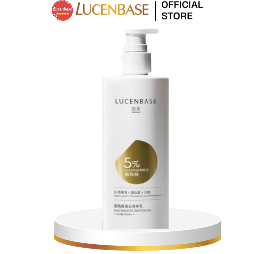 Body dưỡng thể 5% Niacinamide Lucenbase dưỡng trắng da 251g