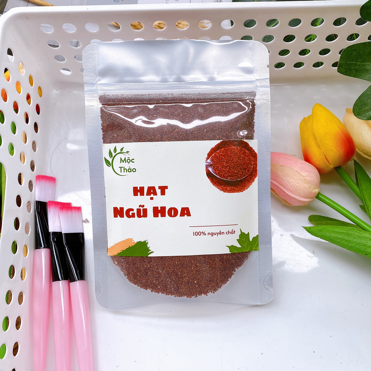 Mặt nạ ngũ hoa hạt handmade