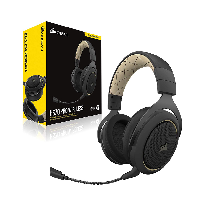 Tai nghe corsair hs70 pro wireless se cream