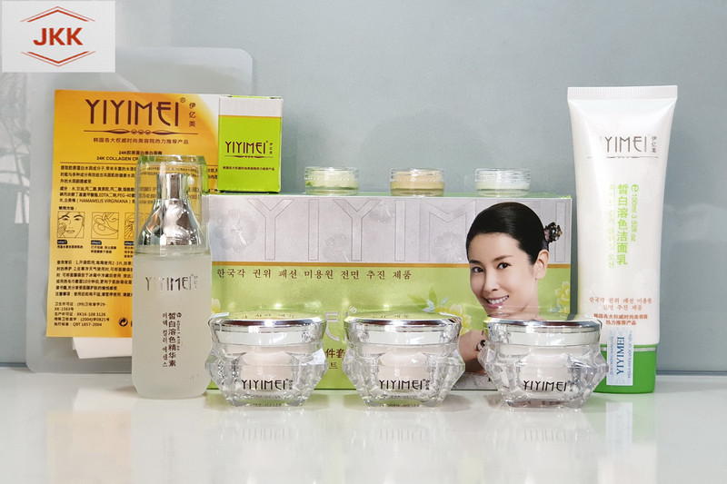 Kem nám Yiyimei 5in1, Mỹ phẩm trắng da Yiyimei, mỹ phẩm yiyimei - bao gồm mặt nạ và bộ thử - Mỹ phẩm sạch nám Yiyimei