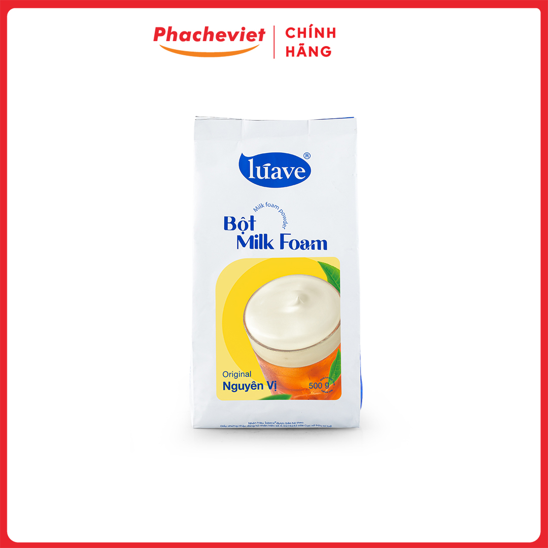 Bột milk foam luave nguyên vị 500g