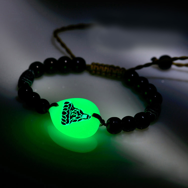 Vòng tay chuỗi hạt nam nữ dạ quang quan âm hộ mệnh