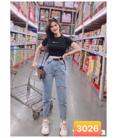 Quần jeans bigsize ✈️freeship quần baggy túi nắp bigsize size lớn 30 đến 35 ms 111