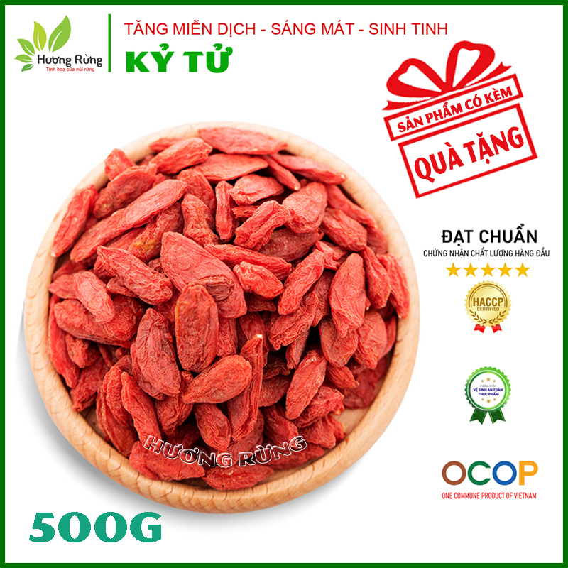 KỶ TỬ, CÂU KỶ TỬ 1kg nhập khẩu thượng hạng, trái to đỏ ngọt tự nhiên
