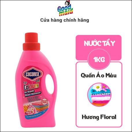 Nước Tẩy Quần Áo Màu Cocorex Goodmaid - Hương Floral 1kg