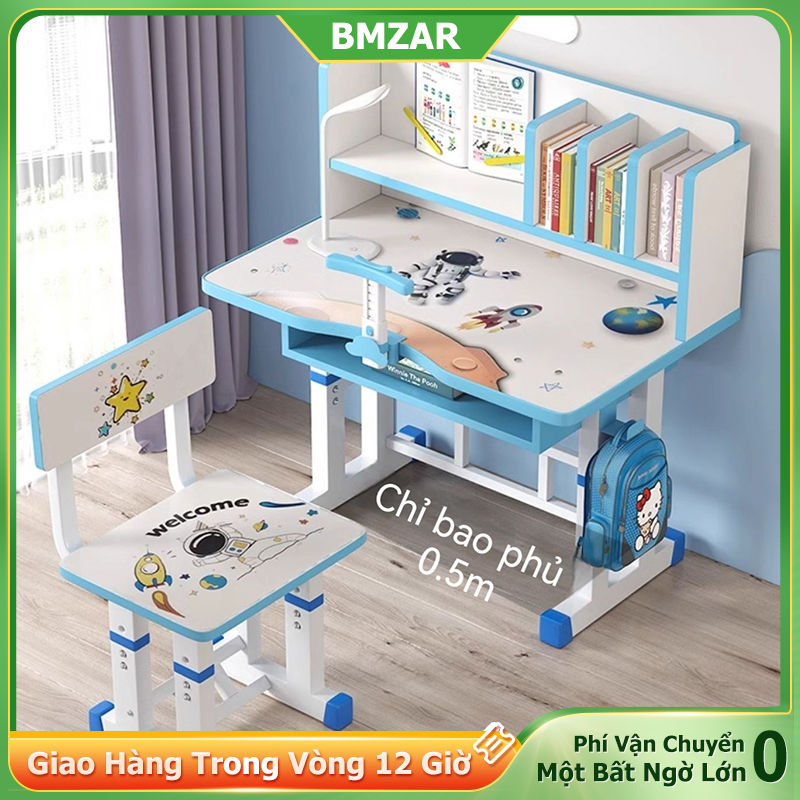 BMZAR Bàn học sinh cho trẻ em từ 3-16 tuổi có thể điều chỉnh độ cao bảo vệ mắt tiết kiệm không gian giảm giá 50% 