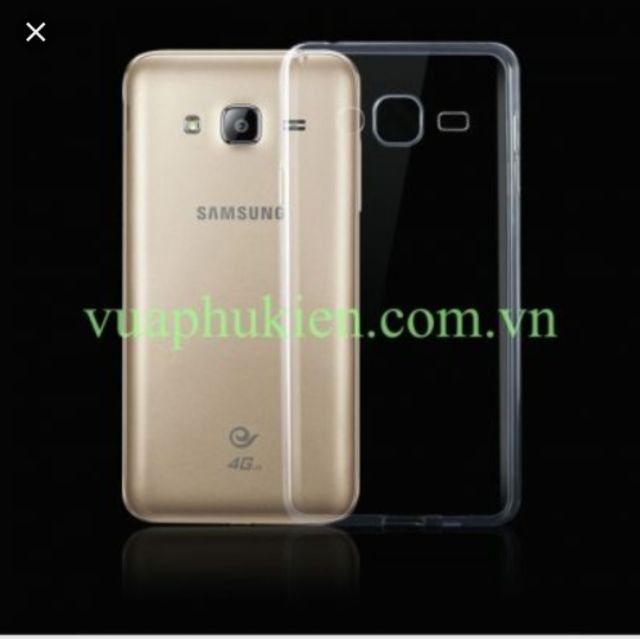 Ốp lưng dẻo silicon samsung j3/j3 2016 siêu mỏng trong suốt