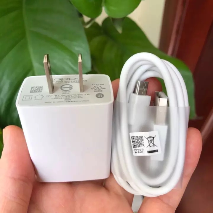 Bộ củ cáp sạc chuẩn oppo ak-933 2a chân micro dùng cho các dòng điện thoại oppo, xiaomi, samsung