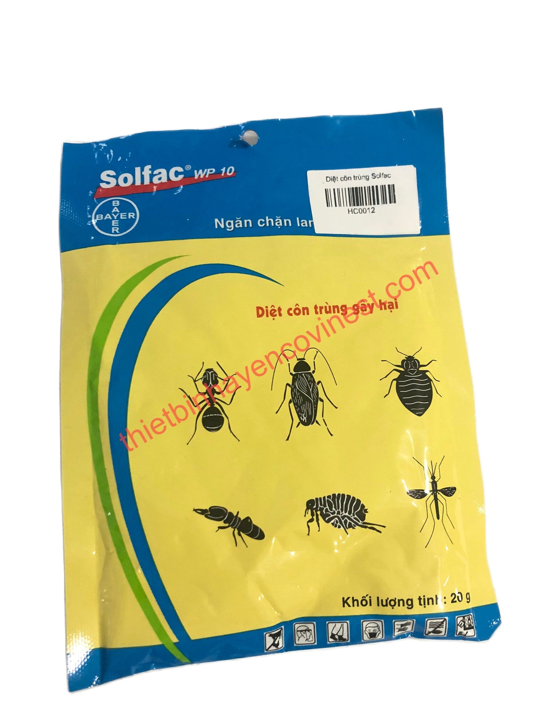Diệt côn trùng Solfac - diệt côn trùng trong nhà yến, hiệu quả nhanh, tiện lợi