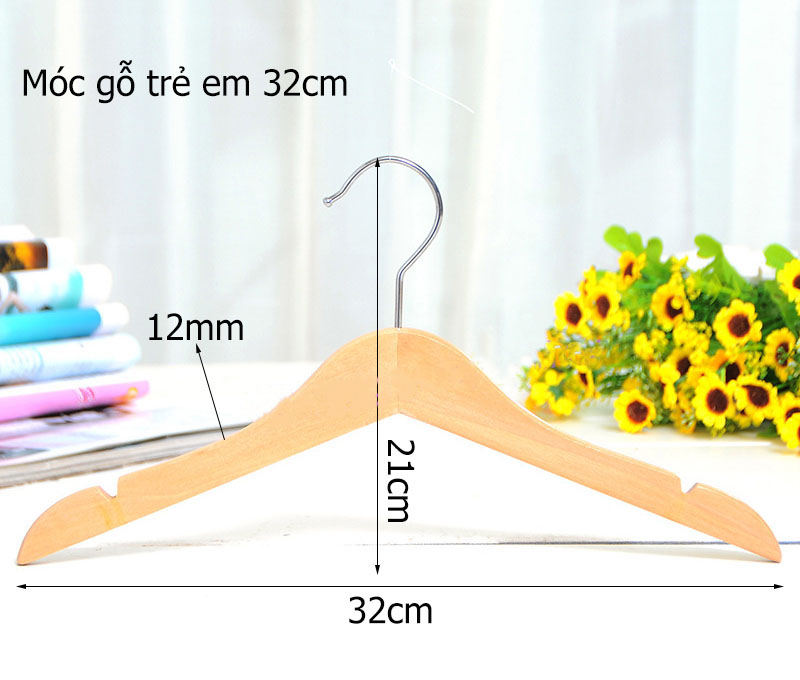 Móc gỗ cao cấp ktn 32cm