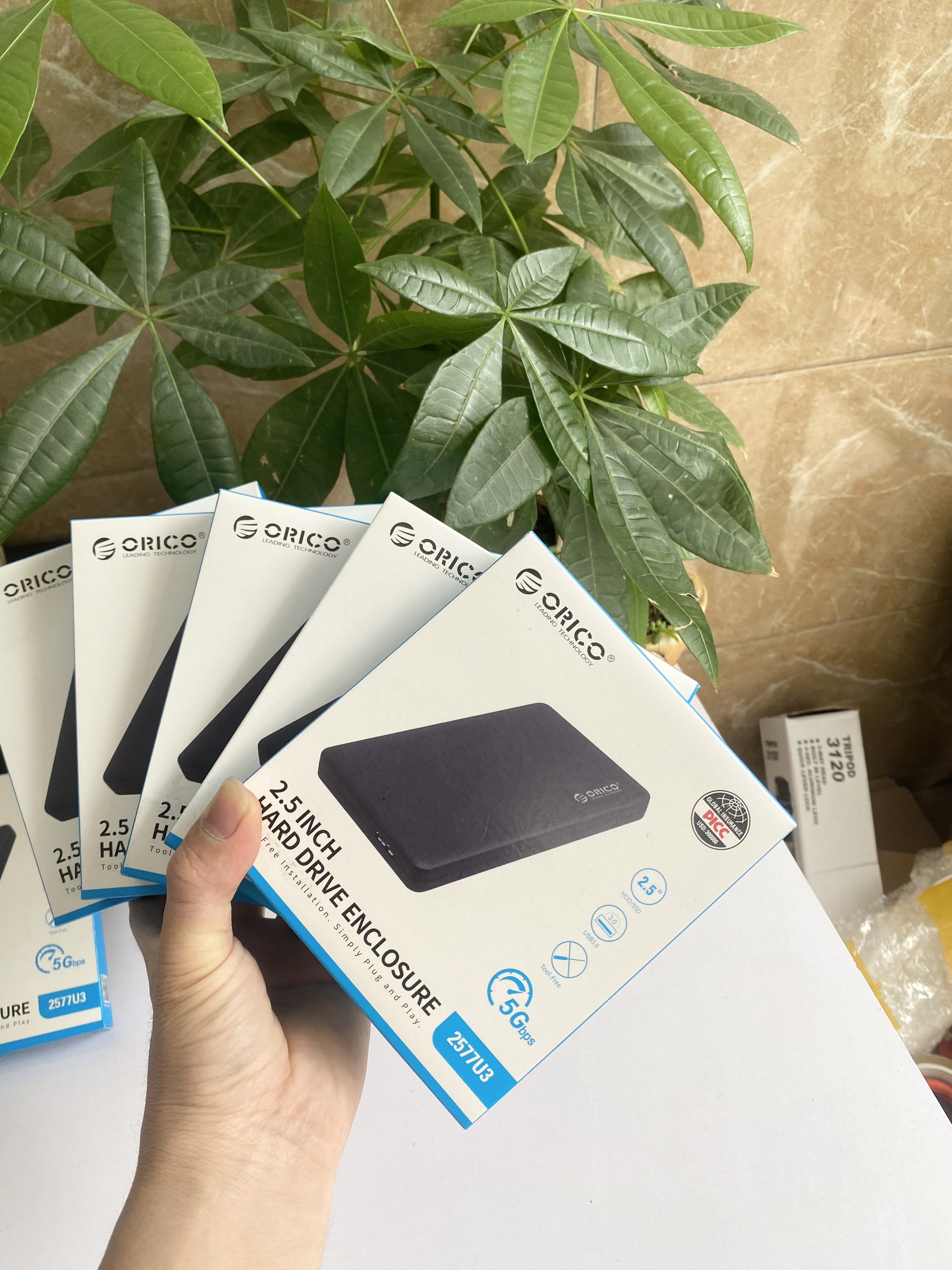 Box hdd 2.5" usb 3.0 orico 2577u3 bảo hành 12 tháng