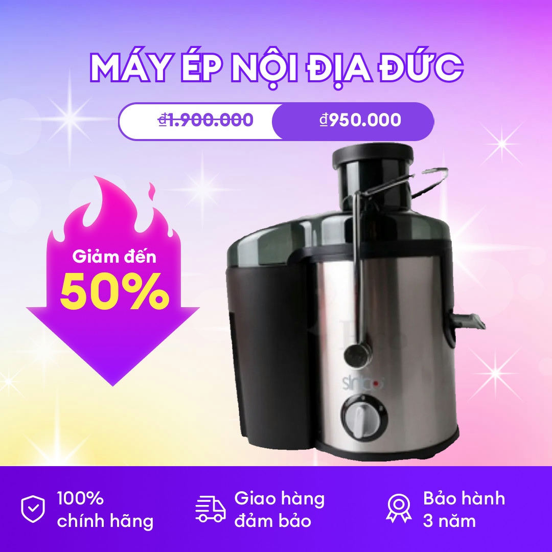 Máy ép trái cây hàng chính hãng Đức