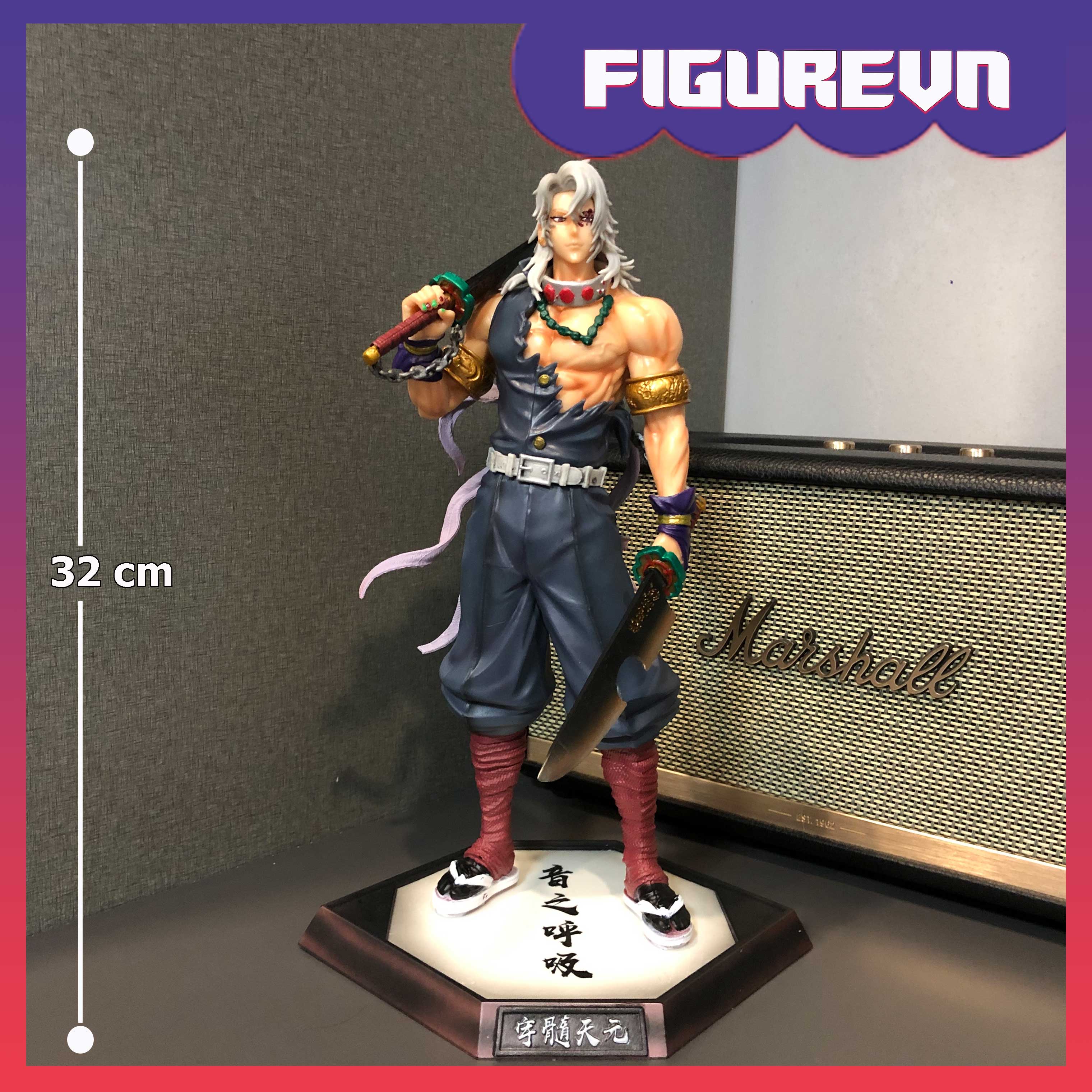 Mô hình âm trụ uzui tengen 32 cm- kimetsu no yaiba