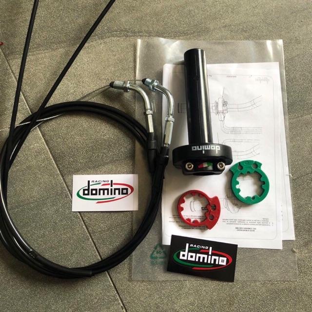 [Full Ống Ga, Dây Ga] Cùm ga tăng tốc Domino 2 dây cho mọi loại xe gắn như .z.i.n. ko chế . DoChoiXeMay giá tốt .n.h.ấ.t. .s.h.o.p.e.e.