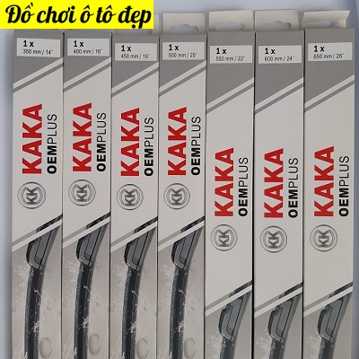 Gạt Mưa Silicon Mềm Kaka Oemplus - Loại Ngàm U Cho Các Dòng Xe Phổ Thông