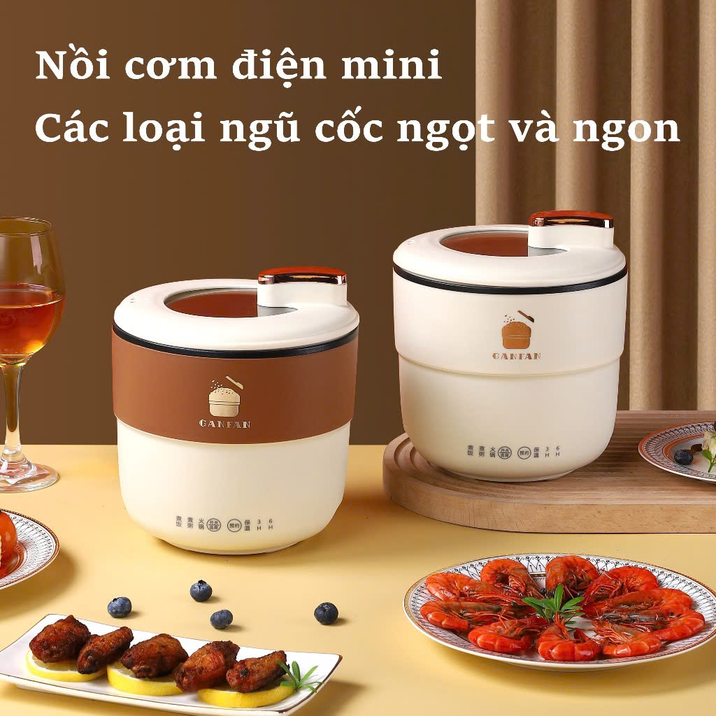 NỒI CƠM ĐIỆN VĂN PHÒNG MINI 1.5L NẤU CƠM SIÊU TỐC - NỒI NẤU ĐA NĂNG TIẾT KIỆM ĐIỆN CHỐNG DÍNH NẤU CƠM NẤU CHÁO NẤU MÌ NẤU LẨU CHIÊN XÀO ... 