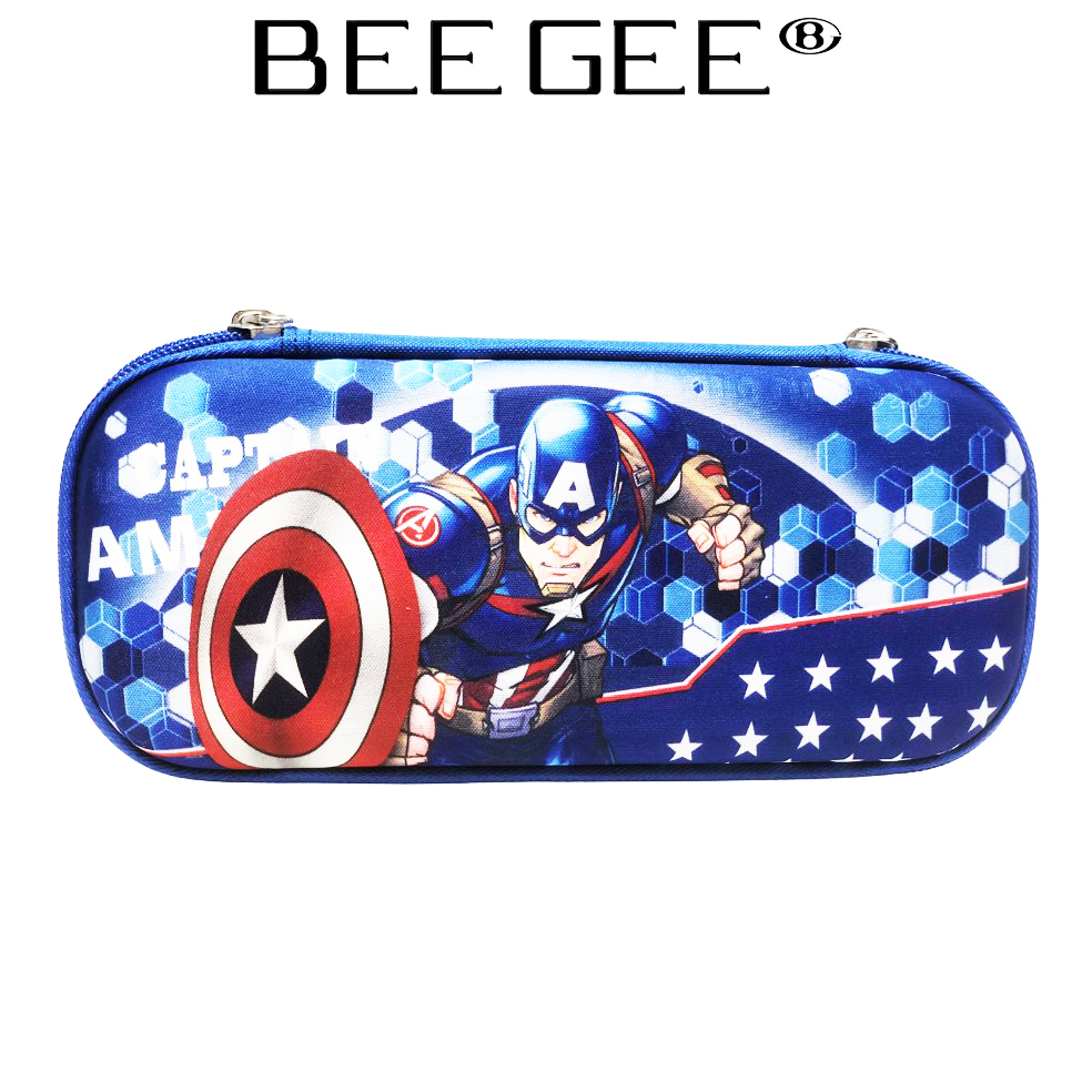 Túi đựng bút viết , bóp viết học sinh , bóp đựng tiền captain america bee gee 7005