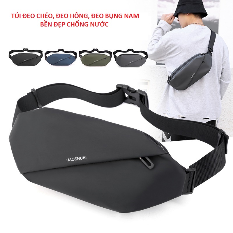 Túi Đeo Chéo Nam, Túi Đeo Chéo Vải Dù Chống Nước TC57
