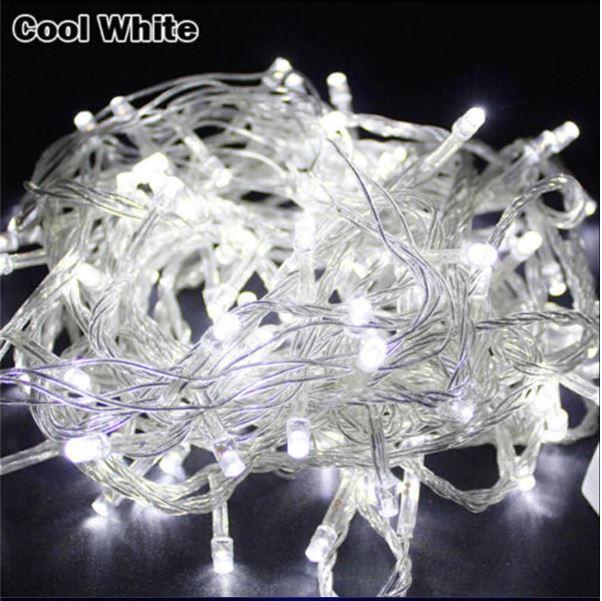 Combo 5 dây đèn led chớp nháy 5M - màu trắng, dùng trang trí noel.