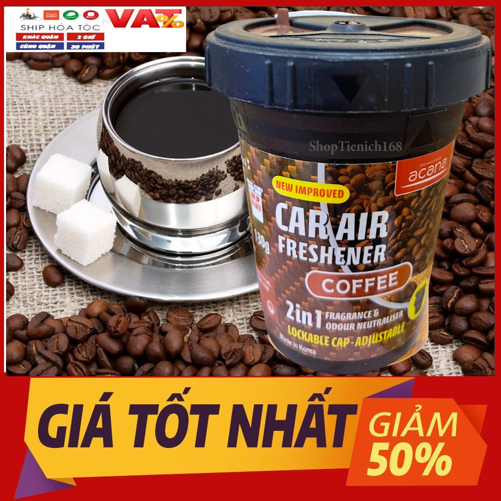 Sáp thơm ô tô cao cấp  Acana 130g (Hương cafe)