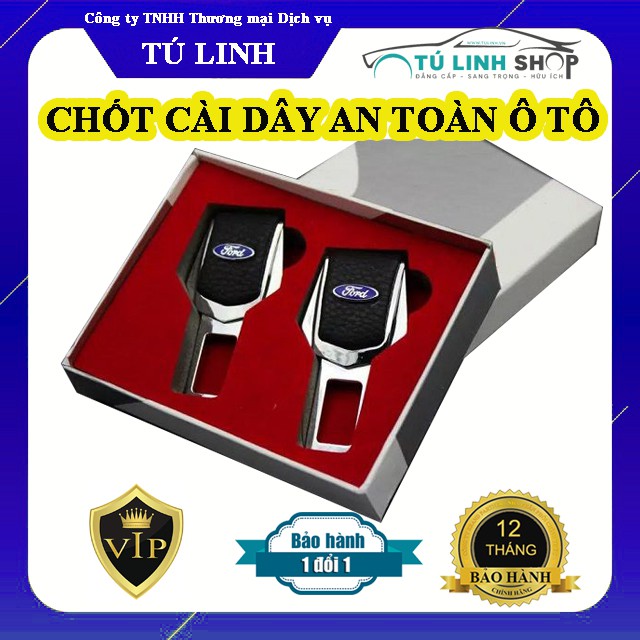 Chốt cài dây an toàn loại Cao cấp có full Logo Hãng xe