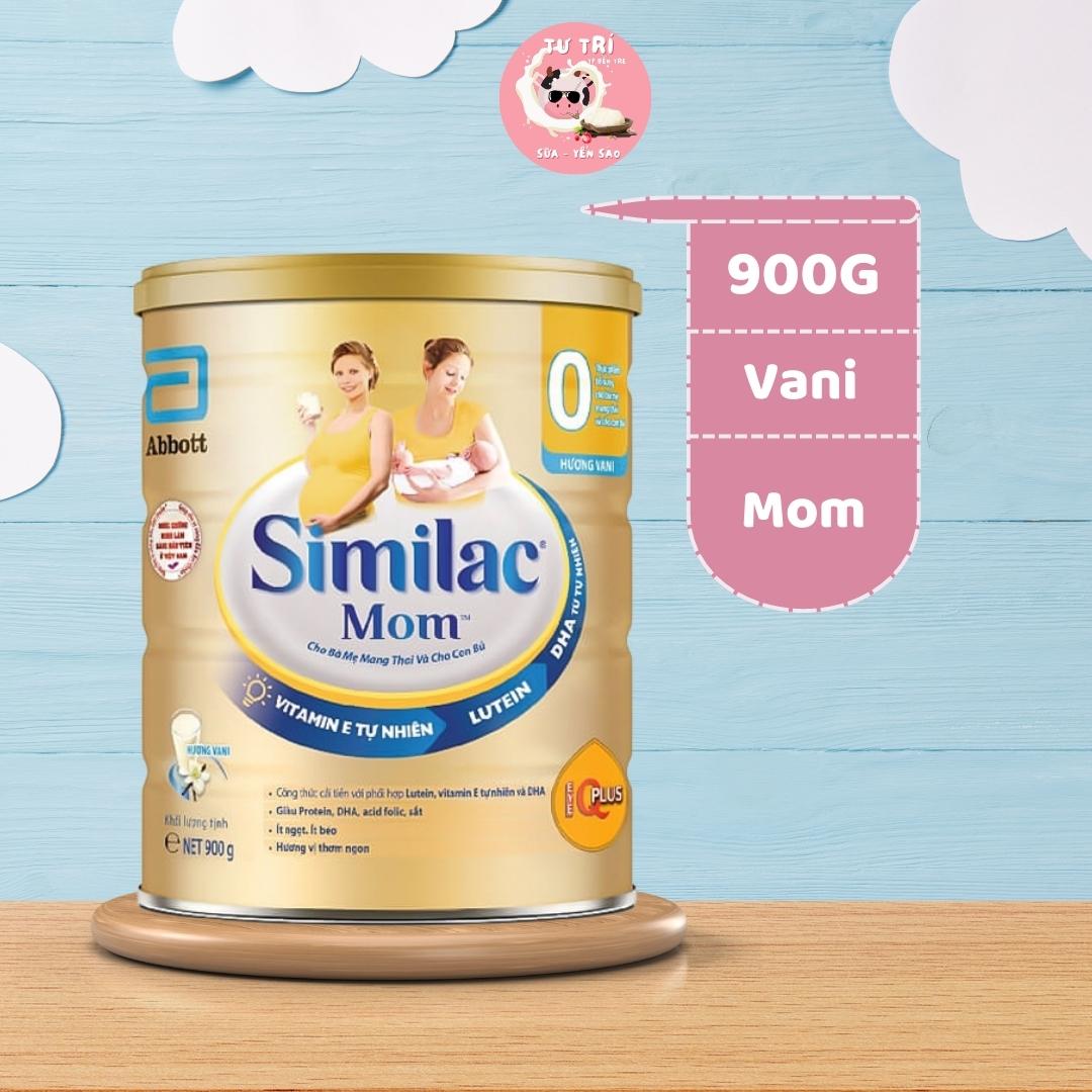 Sữa bột Similac Mom IQ lon 900g hương vani