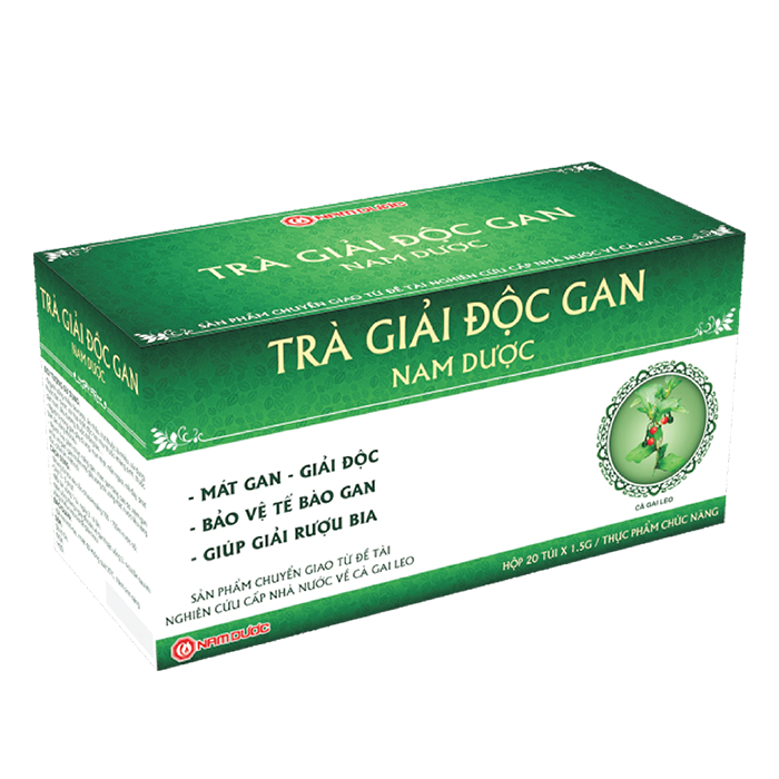 Trà Giải Độc Gan Nam Dược hộp 20 gói