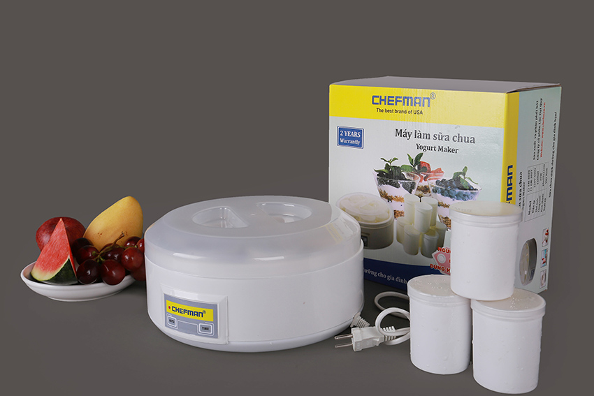 Máy Làm Sữa Chua Tự Động 8 Cốc CM-302 Chefman Cao Cấp - 9690