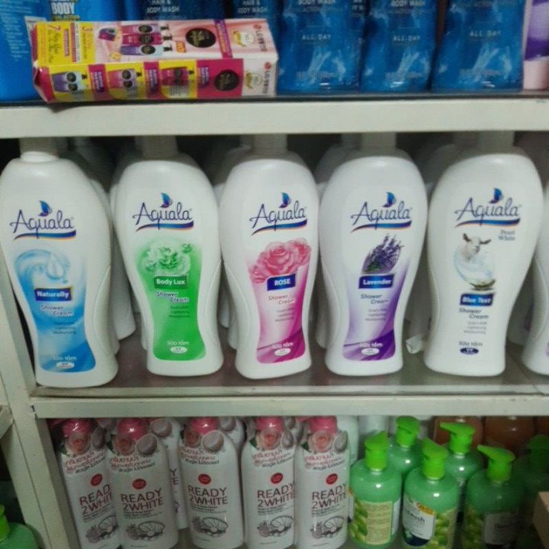 Sữa tắm dê aquala 1200ml đủ mùi