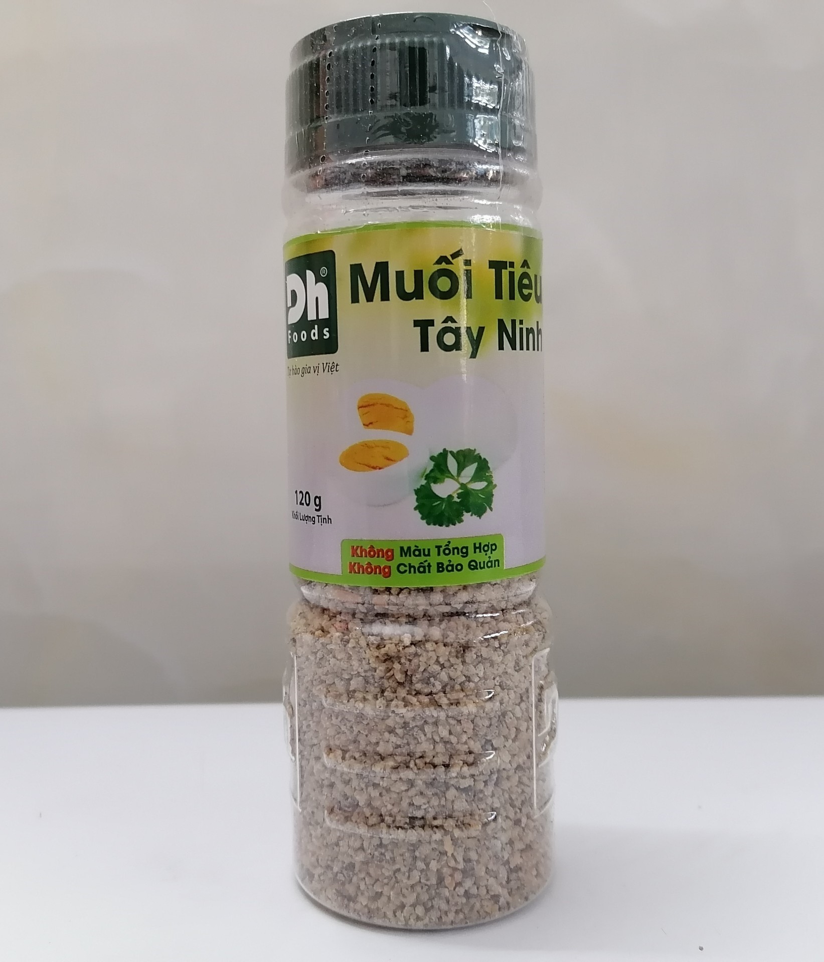 Lọ 120g MUỐI TIÊU TÂY NINH VN DH FOODS Tay Ninh Pepper Salt