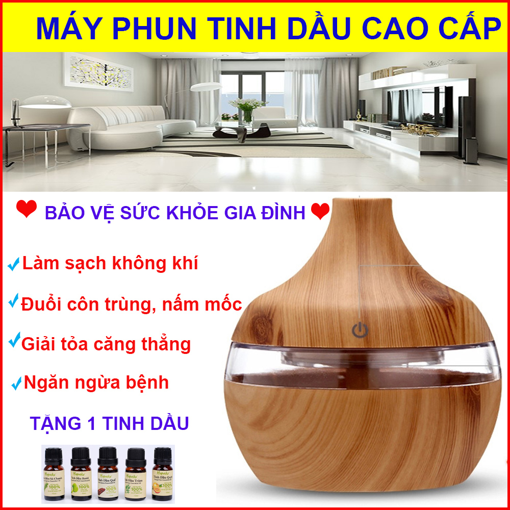 Máy khuếch tán tinh dầu, may khuech tan tinh dau, khuếch tán tinh dầu. lọc không khí, khử mùi hôi nấm mốc , tạo hương thơm quyến rũ dễ chịu. tặng 1 lọ tinh dầu 10ml.