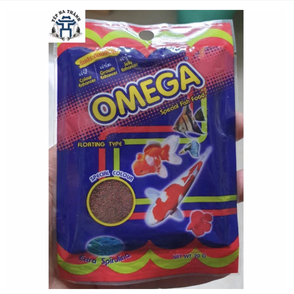 [Hoàn Tiền 10%] Thức Ăn Omega 20Gr Cho Cá Cảnh Loại Hạt Mịn