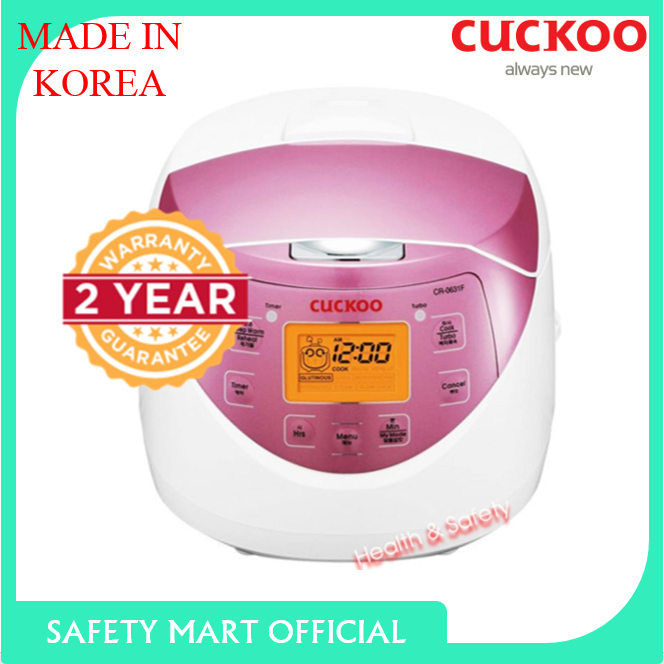 Nồi cơm điện tử cuckoo hàn quốc cao cấp 1 lít cr-0631f - bảo hành 24 tháng