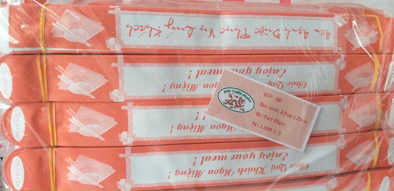 Set 1000 Bao Đũa Giấy Cao Cấp
