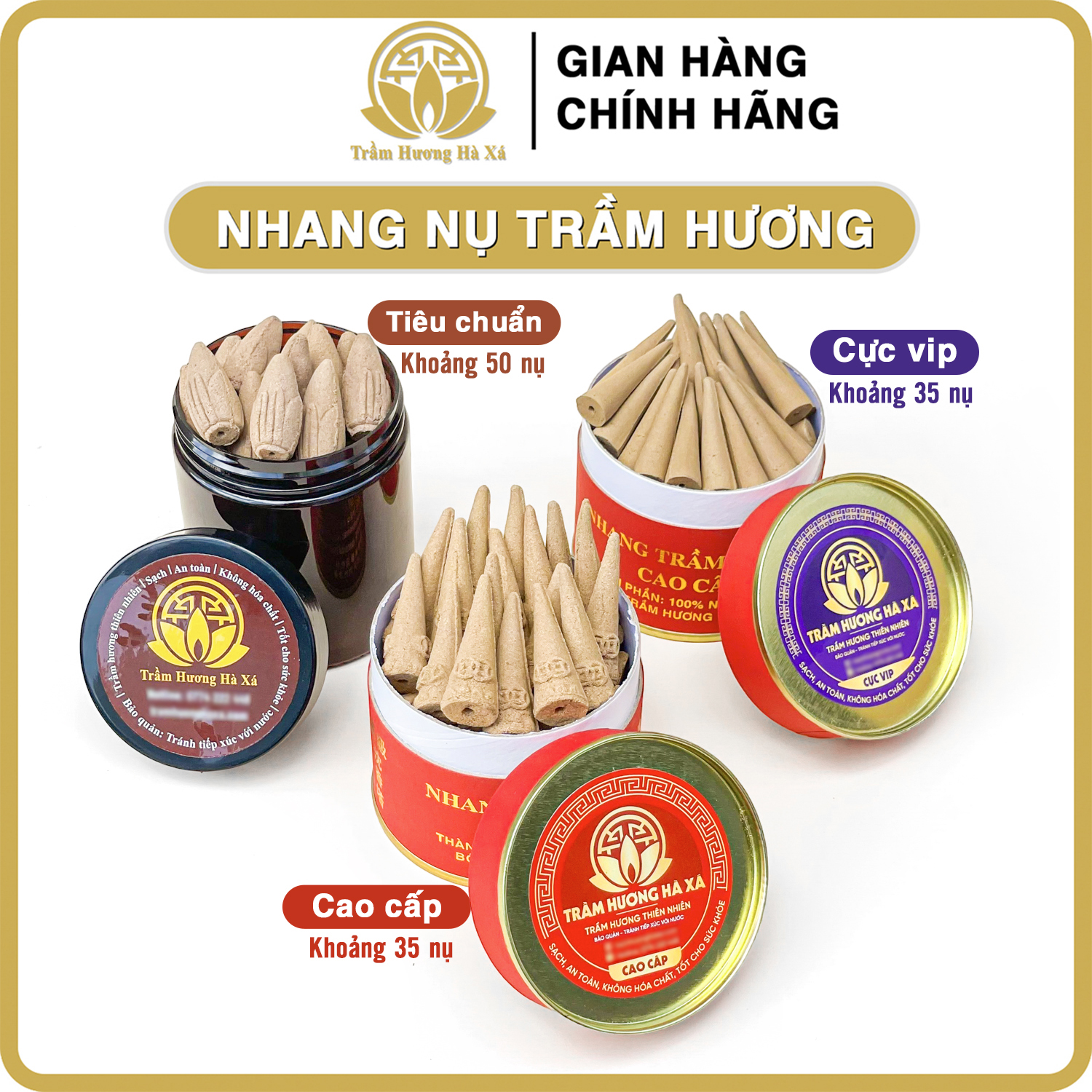 Nhang nụ trầm hương đốt xông nhà tẩy uế HÀ XÁ đồ thờ cúng phong thủy an toàn cho sức khỏe mang lại may mắn tài lộc cho gia chủ