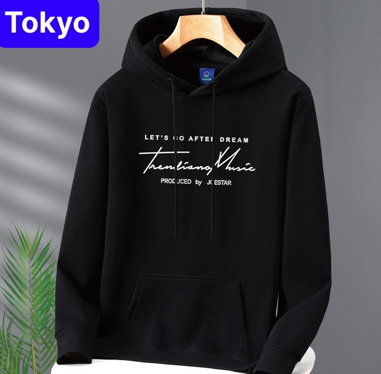 ÁO KHOÁC HOODIE CHỐNG NẮNG LÓT NHUNG TAY DÀI OVERSIZE LET 'S GO PHONG CÁCH SANG CHẢNH - TOKYO FASHION