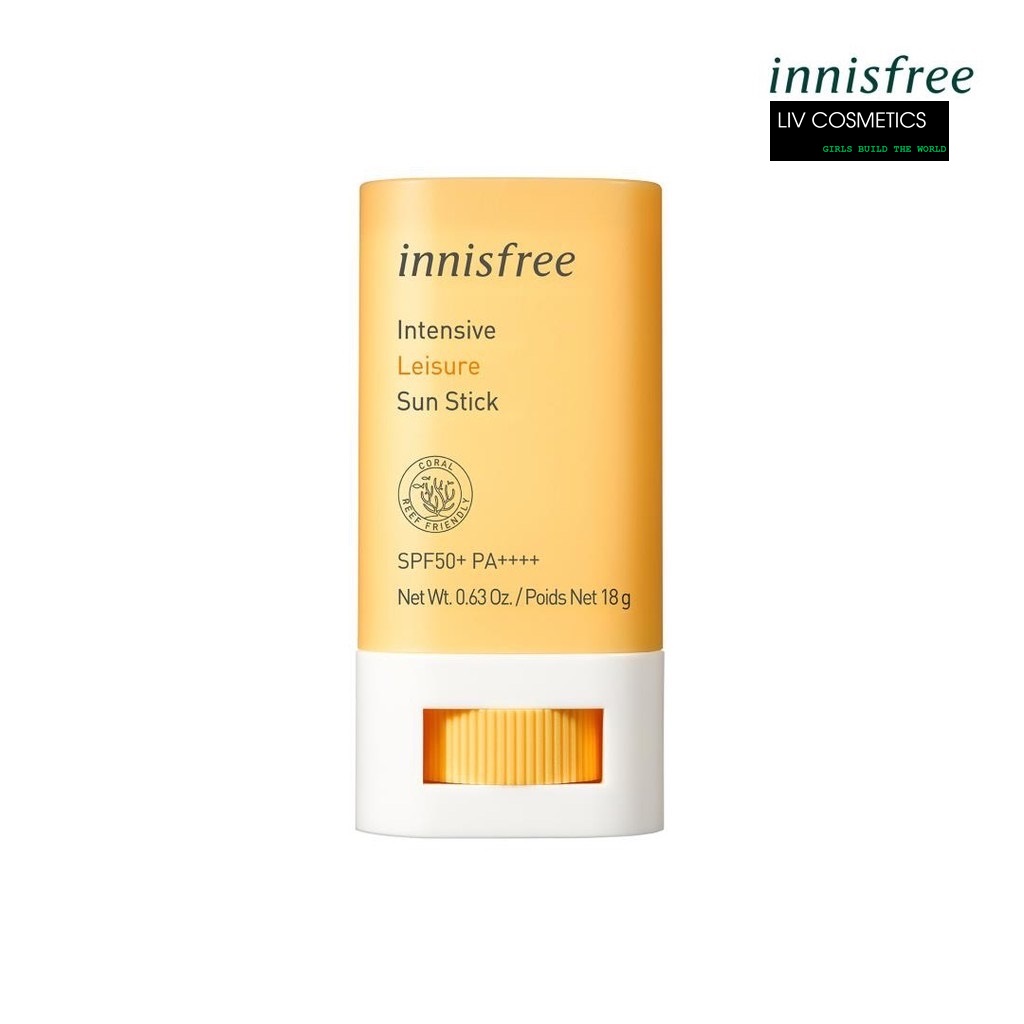 Kem chống nắng dạng thỏi innisfree Intensive Leisure Sunscreen Stick SPF50+ PA++++ 18G
