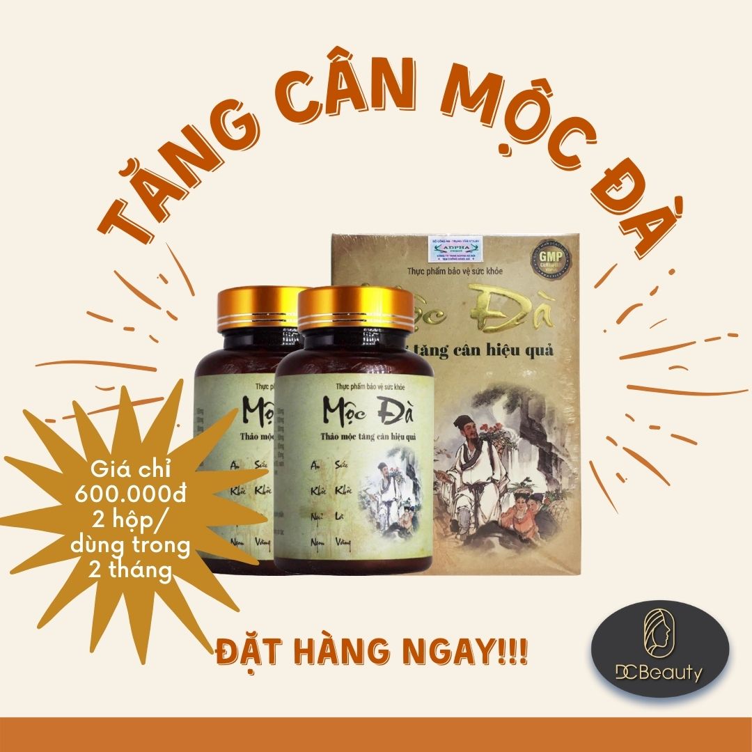Liệu trình tăng cân Người lớn - Tăng cân Mộc đà 120 viên