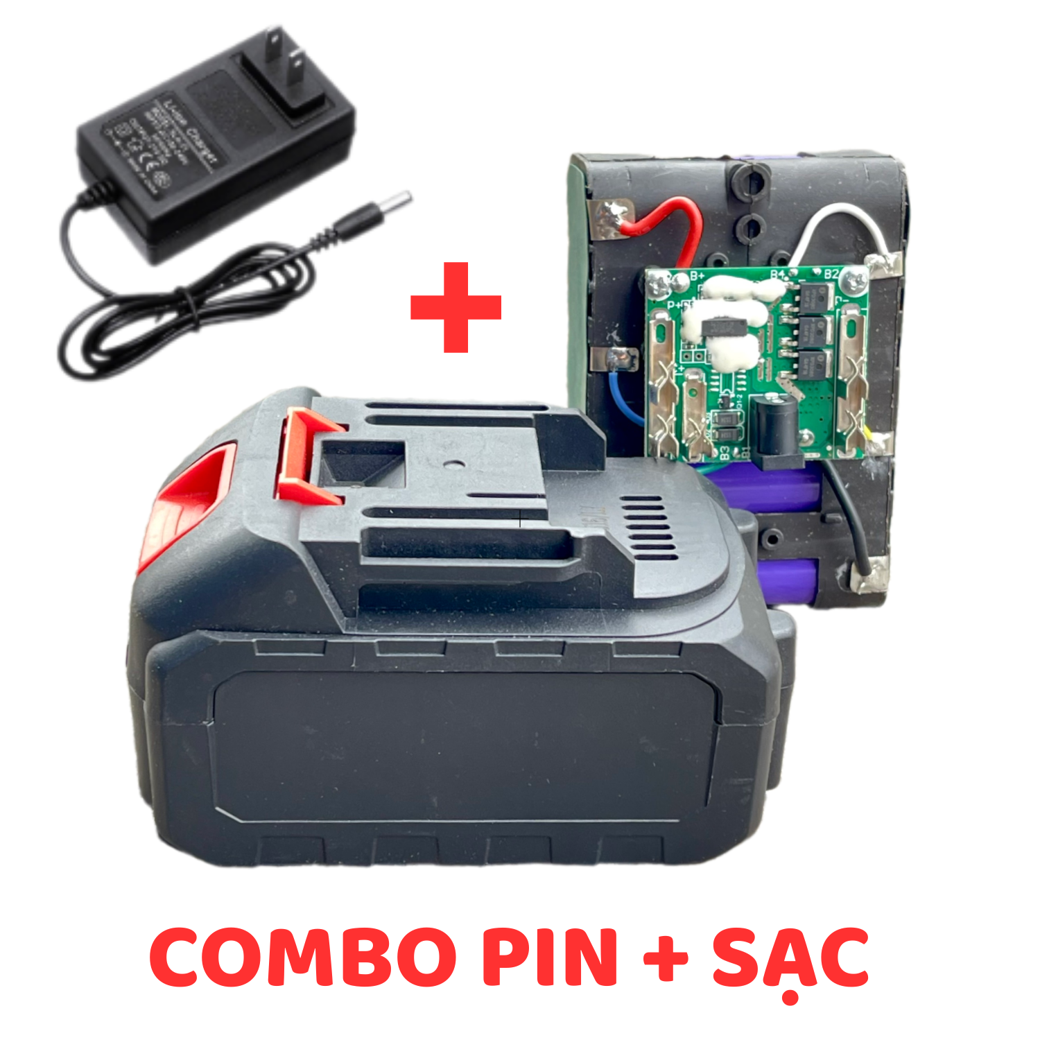 Pin 10 Cell Vỏ Đen/ Pin 10 cell Vỏ Vàng Chân Phổ Thông M21 Dùng Cho Máy Khoan