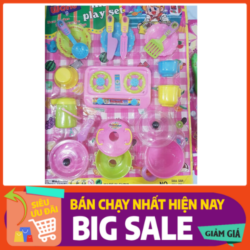 Vỉ đồ chơi nhà bếp cho bé - hàng chất lượng cao