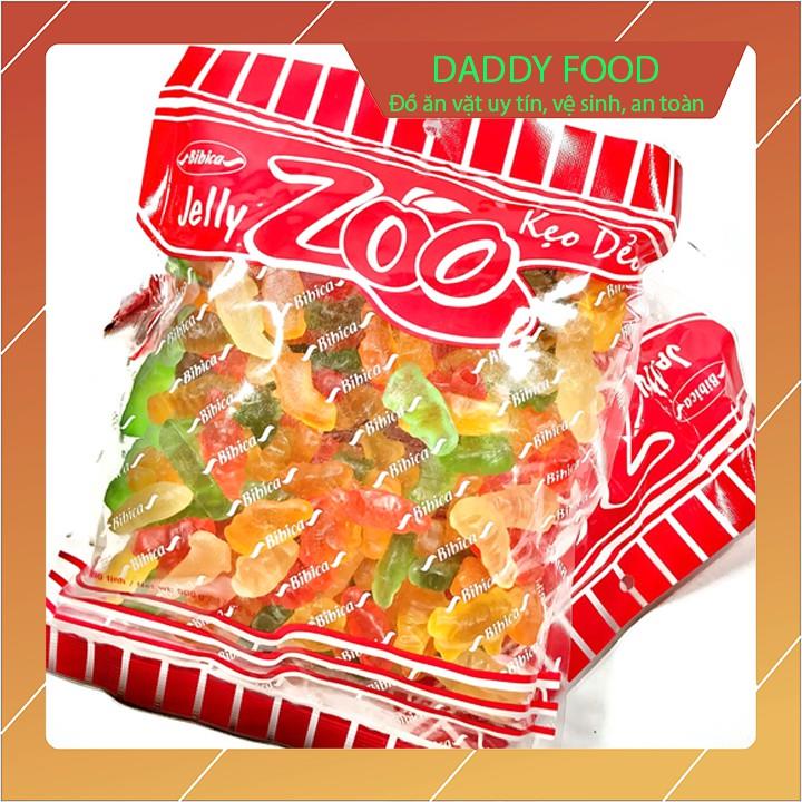 HOT SALE Kẹo dẻo jelly zoo bibica túi 500g chứa 100 viên kẹo dẻo thơm cực kì hấp dẫn