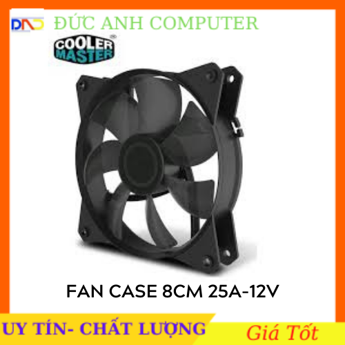Fan Case 8CM - Làm Mát Thùng CPU - Màu đen