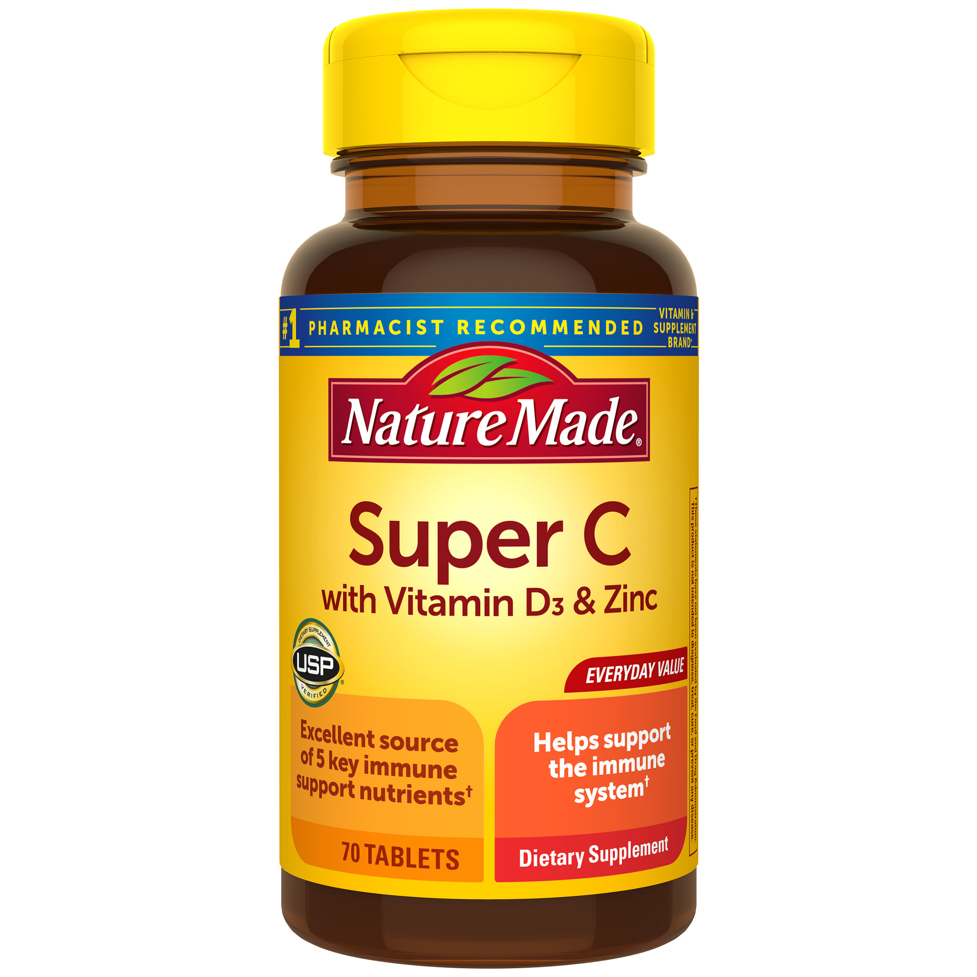 Vitamin C bổ sung Kẽm, Vitamin D3 tăng cường hệ miễn dịch